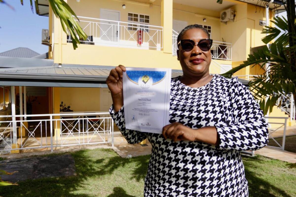  Meet Vernella Jack-Joseph, Manager of the TTTIC certified property, TECU Coral Reef