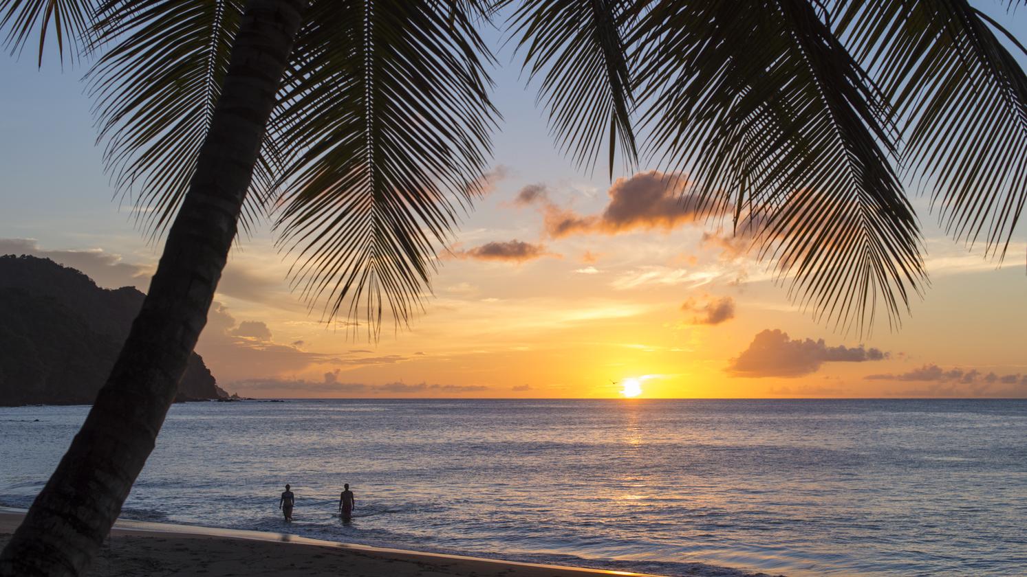 Sunset at Castara